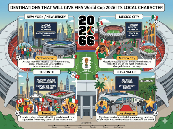 Football World Cup 2026 host cities: atmosphere, travel and fan experience